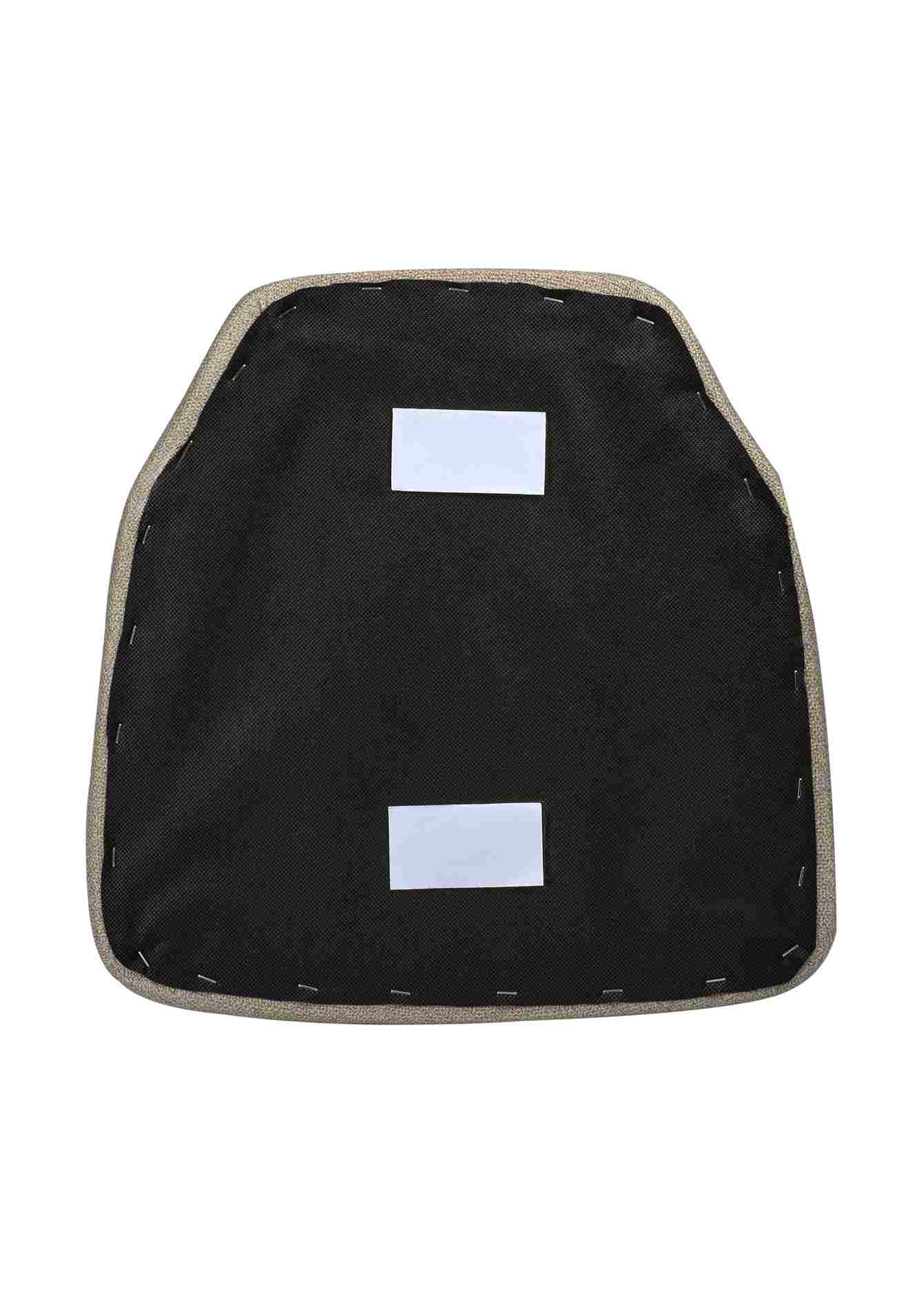 Chivari Beige Tweed 1.75" Thick Fabric Panel Chiavari Chair Cushion CUSHPANFABBURTAN-AX-T