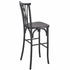 Chivari Black Resin Steel Skeleton™ Willow Barstool - 2 Pack - Some Assembly Required BWRB-KD-ST-AX-2