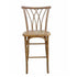 Chivari Chestnut Resin Steel Skeleton™ Willow Barstool - 2 Pack - Some Assembly Required BWRC-KD-ST-AX-2