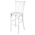 Chivari White Distressed Resin Steel Skeleton™ Willow Barstool - 2 Pack - Some Assembly Required BWRWD-KD-ST-AX-2