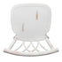 Chivari White Distressed Resin Steel Skeleton™ Willow Barstool - 2 Pack - Some Assembly Required BWRWD-KD-ST-AX-2