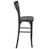 Chivari Black Resin Steel Skeleton™ Cross Back  Barstool - 2 Pack - Some Assembly Required BXRB-KD-ST-AX-2