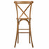Chivari Chestnut Resin Steel Skeleton™ Cross Back Barstool - 2 Pack - Some Assembly Required BXRC-KD-ST-AX-2