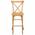 Chivari Natural Resin Steel Skeleton™ Cross Back Barstool - 2 Pack - Some Assembly Required BXRN-KD-ST-AX-2