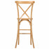 Chivari Natural Resin Steel Skeleton™ Cross Back Barstool - 2 Pack - Some Assembly Required BXRN-KD-ST-AX-2
