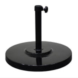 Black 50 lbs Umbrella Base with Steel Casing