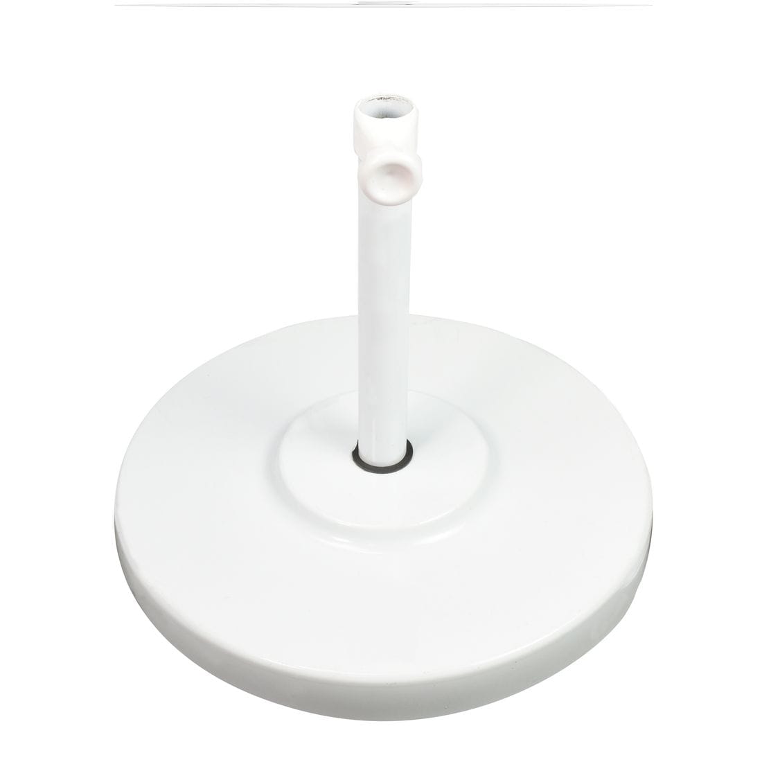 California Umbrellas White 50 lbs Umbrella Base with Steel Casing CAL-CFMT160-WHITE