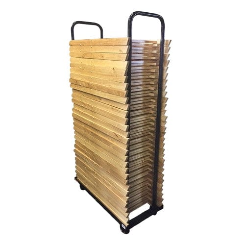 American Cart American Cart Chair Pallet Dolly – Holds 30 Resin/Wood Chairs, Tall Slides, 4 Casters CART-67125-GI