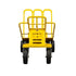 American Cart American Cart Multi Mover XT Hand Truck – 1200 lb Capacity, Folding Plate, 6 Flat-Free Wheels CART-67245-GI