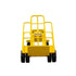 American Cart American Cart Multi Mover XT Hand Truck – 1200 lb Capacity, Folding Plate, 6 Flat-Free Wheels CART-67245-GI