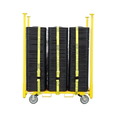 American Cart American Cart Warehouse Rack Dolly – Holds 150 Chairs & 30 Tables, 72" Legs, 8" Casters CART-67482-GI