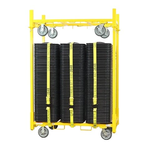 American Cart American Cart Warehouse Rack Dolly – Holds 150 Chairs & 30 Tables, 72" Legs, 8" Casters CART-67482-GI