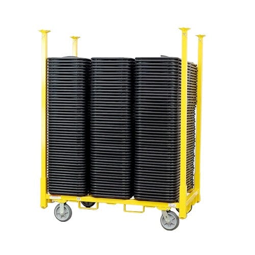 American Cart American Cart Warehouse Rack Dolly – Holds 150 Chairs & 30 Tables, 72" Legs, 8" Casters CART-67482-GI