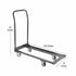 Chivari Gray Steel Folding Chair Cart for Poly & Resin Folding Chairs - up to 25 chairs CART100G-AX-T
