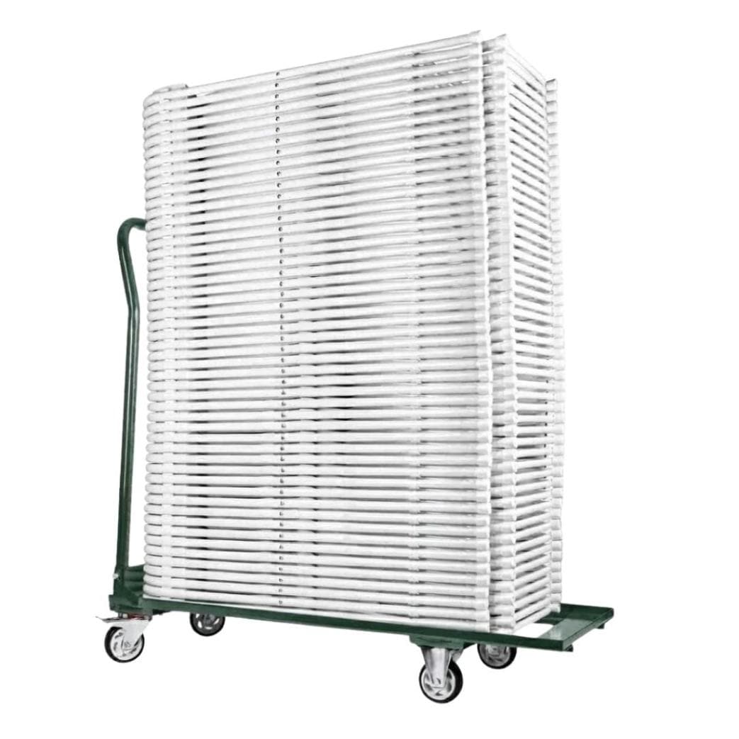 Chivari Steel Folding Chair Cart for Poly & Resin Folding Chairs - up to 25 chairs CART100HG-AX-T