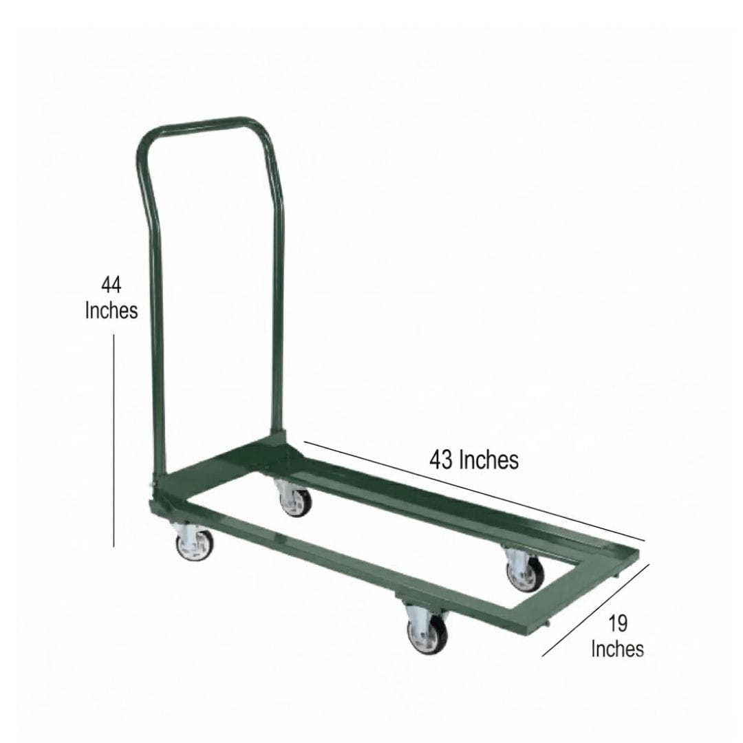 Chivari Steel Folding Chair Cart for Poly & Resin Folding Chairs - up to 25 chairs CART100HG-AX-T