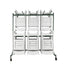 Chivari Hanging Chair Cart for Poly, Resin, Metal and Bamboo Folding Chairs - up to 120 chairs CART101HG-AX-T