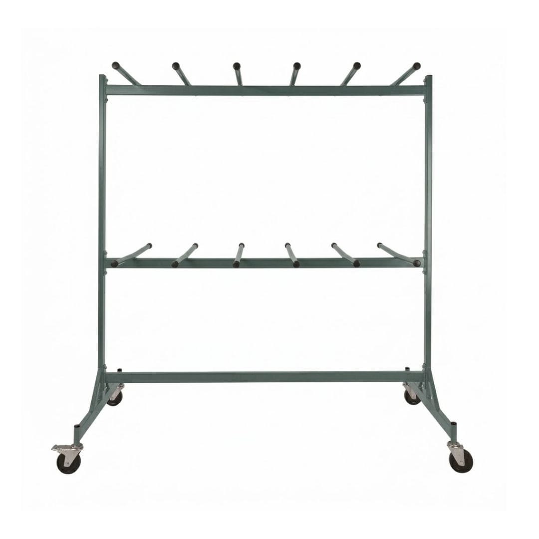 Chivari Hanging Chair Cart for Poly, Resin, Metal and Bamboo Folding Chairs - up to 120 chairs CART101HG-AX-T