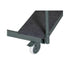 8 Plywood 96" x 30" (8 Foot) Rectangle Folding Tables with Vinyl Edge + Steel Banquet Table Cart