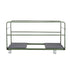 8 Plywood 96" x 30" (8 Foot) Rectangle Folding Tables with Vinyl Edge + Extra Large Steel Banquet Table Cart