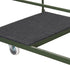Chivari 8 Plywood 96" x 30" (8 Foot) Rectangle Folding Tables with Metal Edge + Extra Large Steel Banquet Table Cart CART105HG-RT9630MG-8