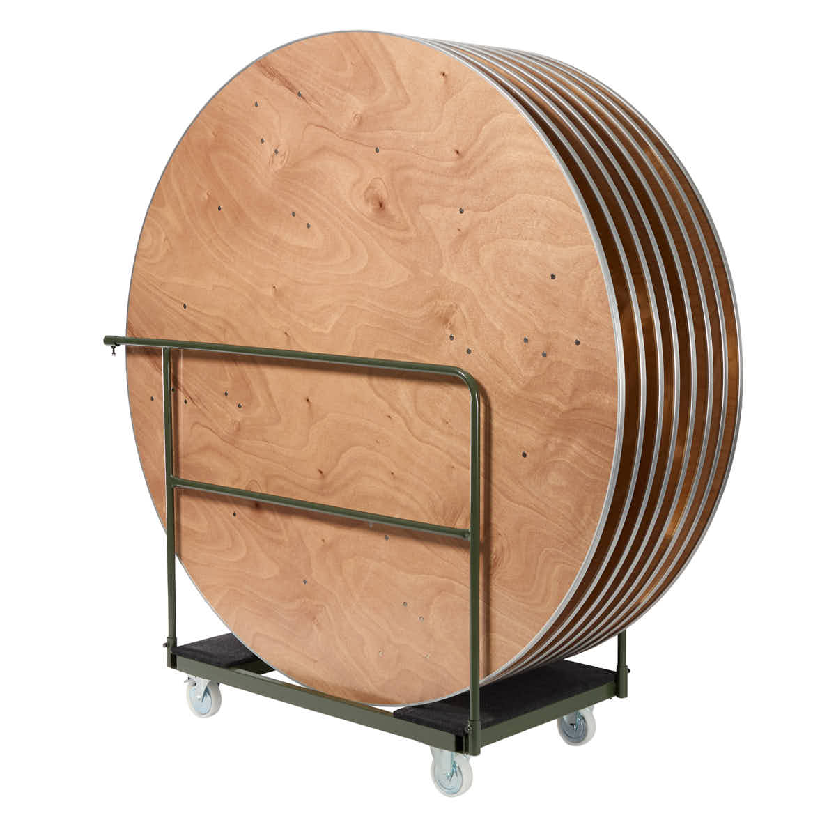 Chivari Steel Banquet Table Cart - up to 10 tables CART102HG-AX-T