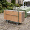 10 Plywood 72" x 30" (6 Foot) Rectangle Folding Tables with Metal Edge + Steel Banquet Table Cart