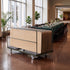 10 Plywood 72" x 30" (6 Foot) Rectangle Folding Tables with Vinyl Edge + Extra Large Steel Banquet Table Cart