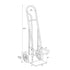 Chivari Gray Space Saving Chiavari Chair Steel Stack Dolly - up to 7 chairs CART106G-ZG-T