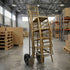 Chivari Gray Space Saving Chiavari Chair Steel Stack Dolly - up to 7 chairs CART106G-ZG-T