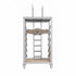Chivari Steel Table Cart for 30" Cocktail Table Kits - up to 10 Tables CART109G-30-AX-T