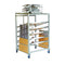 Chivari Steel Table Cart for 30" Cocktail Table Kits - up to 10 Tables CART109G-30-AX-T