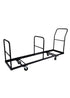 Chivari Black Extra Large Steel Folding Chair Cart for Poly Resin Bamboo and Wood Folding Chairs - up to 50 chairs CART111-AX-T