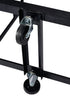 Chivari Black Extra Large Steel Folding Chair Cart for Poly Resin Bamboo and Wood Folding Chairs - up to 50 chairs CART111-AX-T