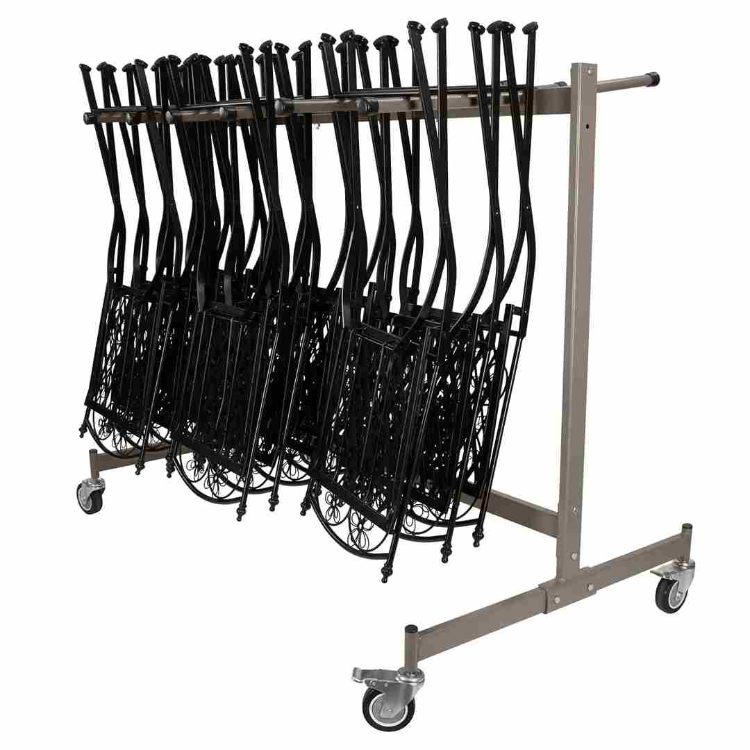 Chivari Hanging Cart for Barcelona Bistro Chairs - up to 36 chairs CART112-AX-T