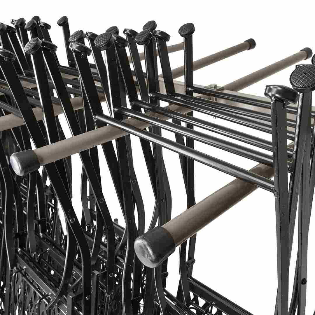 Chivari Hanging Cart for Barcelona Bistro Chairs - up to 36 chairs CART112-AX-T