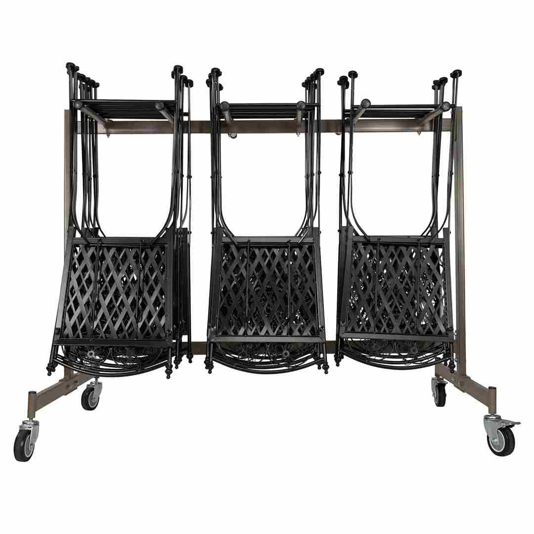 Chivari Hanging Cart for Barcelona Bistro Chairs - up to 36 chairs CART112-AX-T