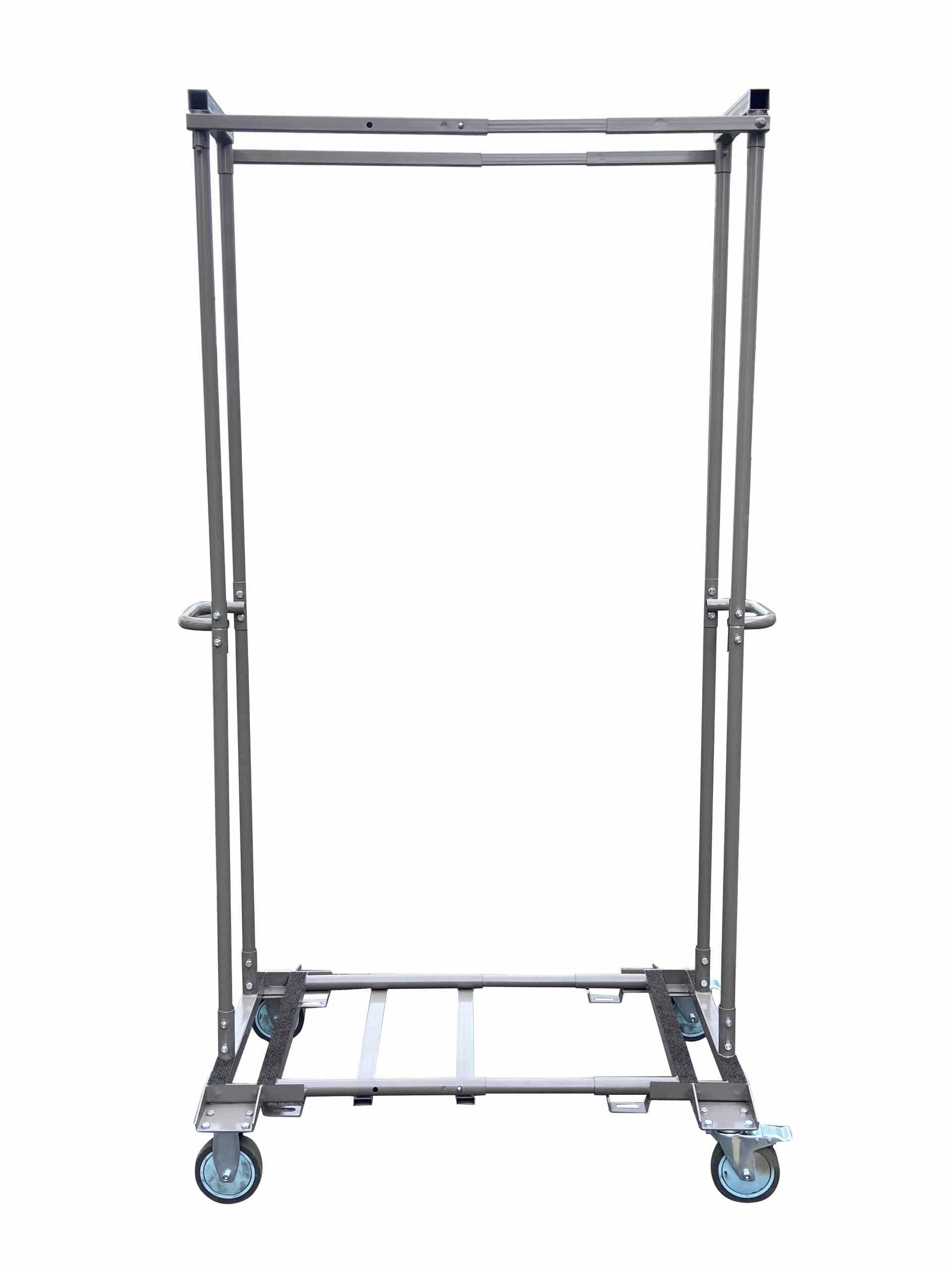 Chivari Adjustable Cart 113G for Resin, Poly, Bamboo, Barcelona Bistro and Metal Folding Chairs - up to 63 chairs CART113G-AX