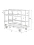 Chivari Dance Floor Cart Holds up to 24 Panels with Extra Wide 6" Wheels CART114HGDF-AX