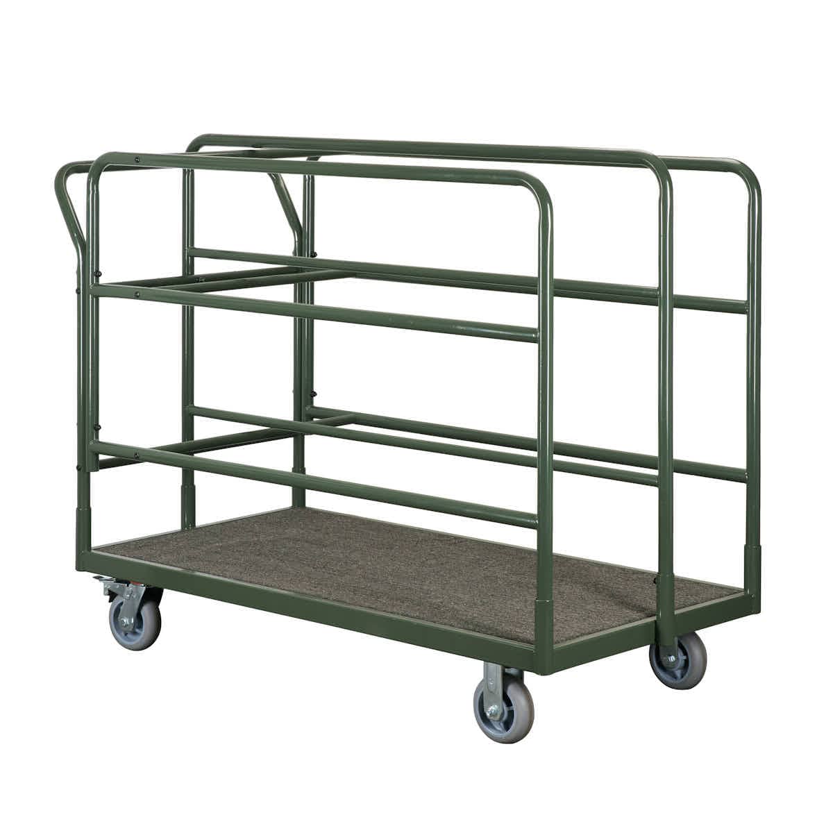 Chivari Dance Floor Cart Holds up to 24 Panels with Extra Wide 6" Wheels CART114HGDF-AX