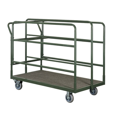 Dance Floor Cart Holds up to 25 Panels with Extra Wide 6" Wheels