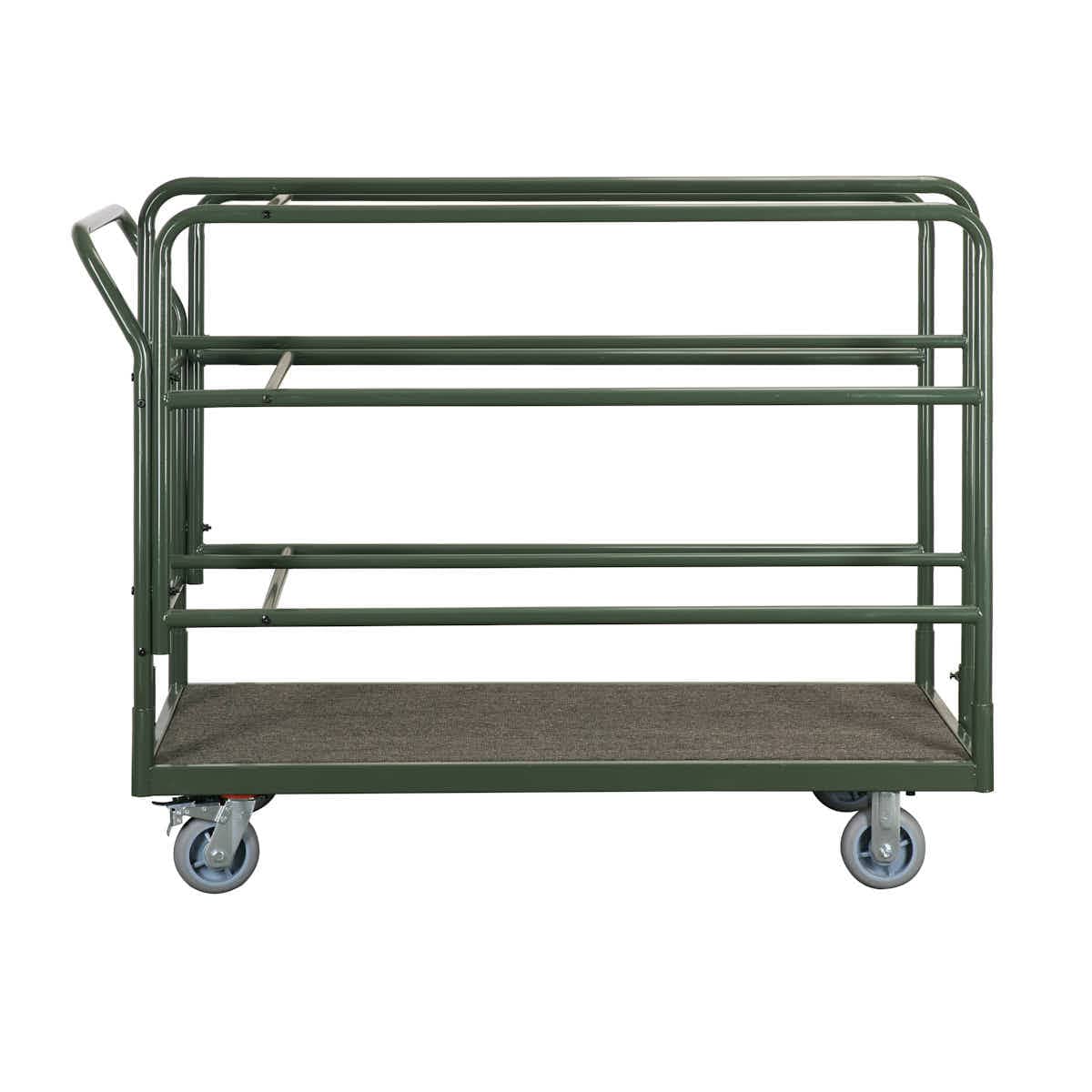 Chivari Dance Floor Cart Holds up to 24 Panels with Extra Wide 6" Wheels CART114HGDF-AX