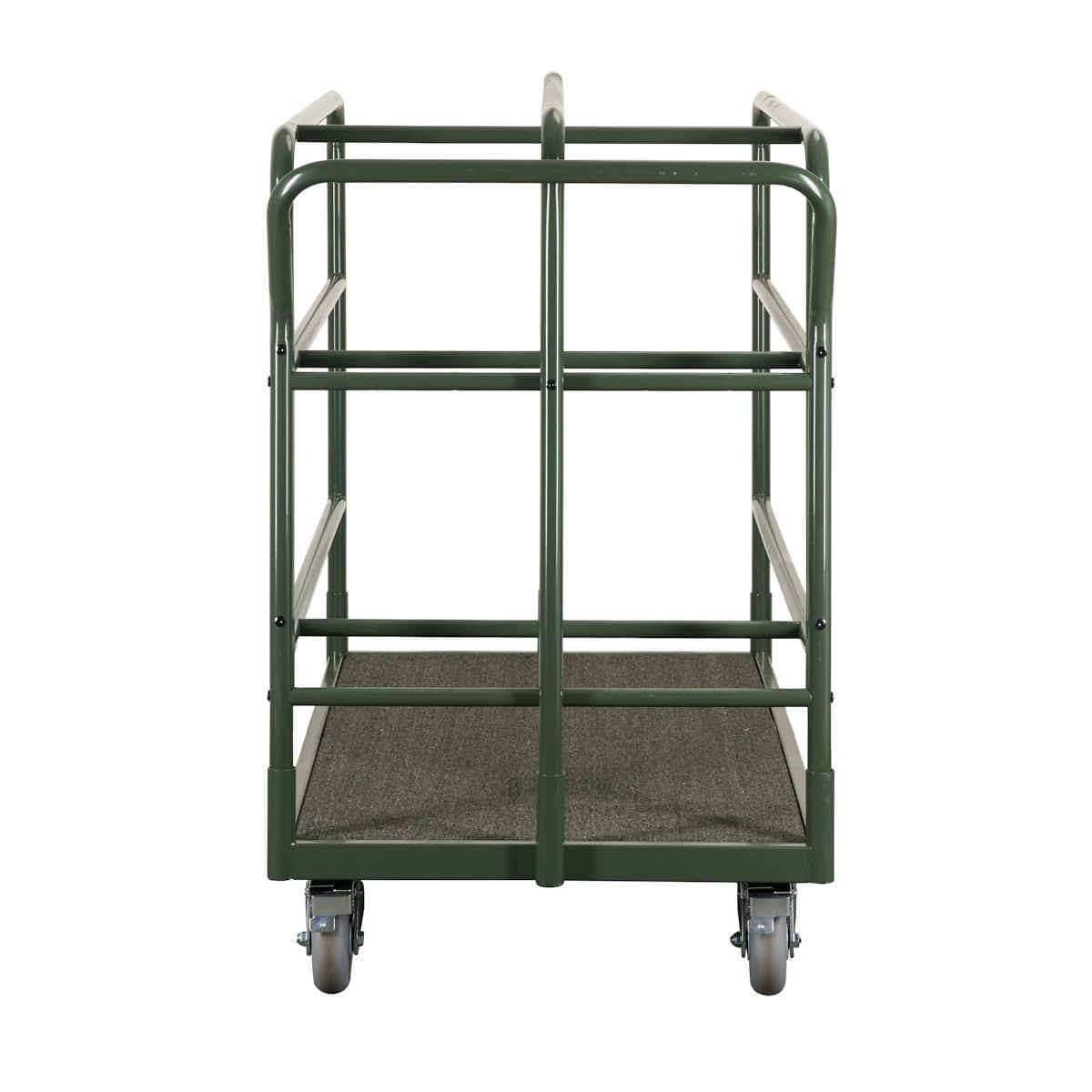 Chivari Dance Floor Cart Holds up to 24 Panels with Extra Wide 6" Wheels CART114HGDF-AX
