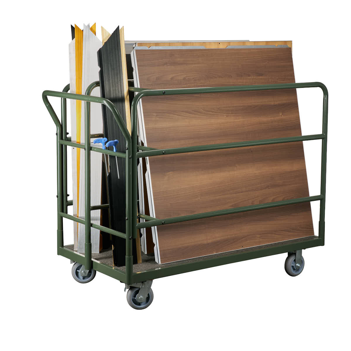 Chivari Dance Floor Cart Holds up to 24 Panels with Extra Wide 6" Wheels CART114HGDF-AX