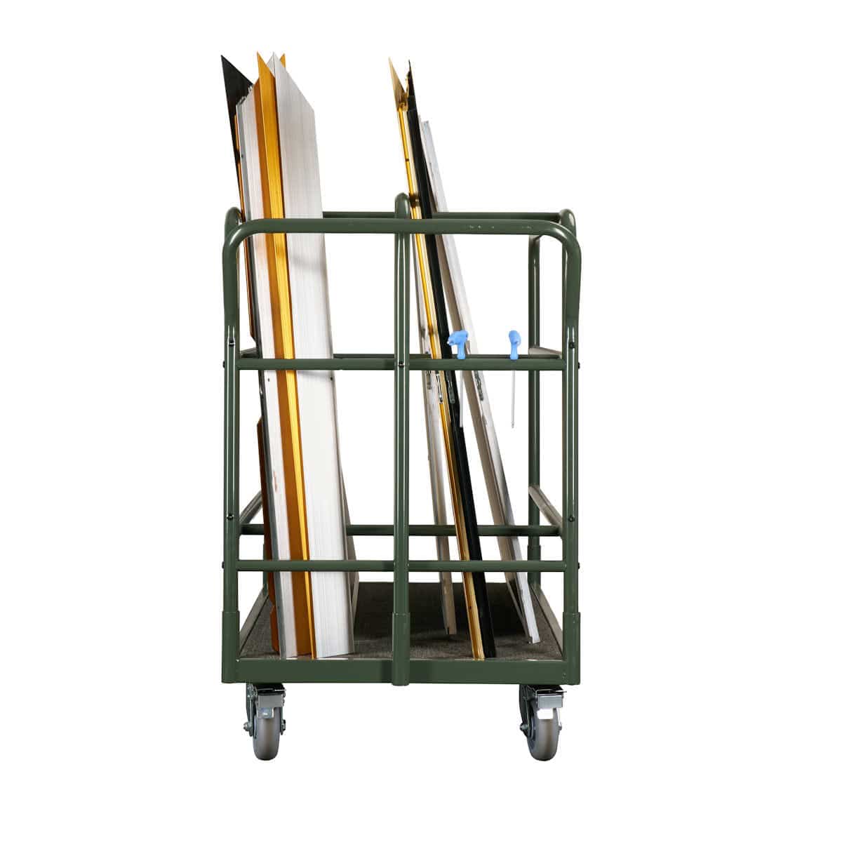 Chivari Dance Floor Cart Holds up to 24 Panels with Extra Wide 6" Wheels CART114HGDF-AX