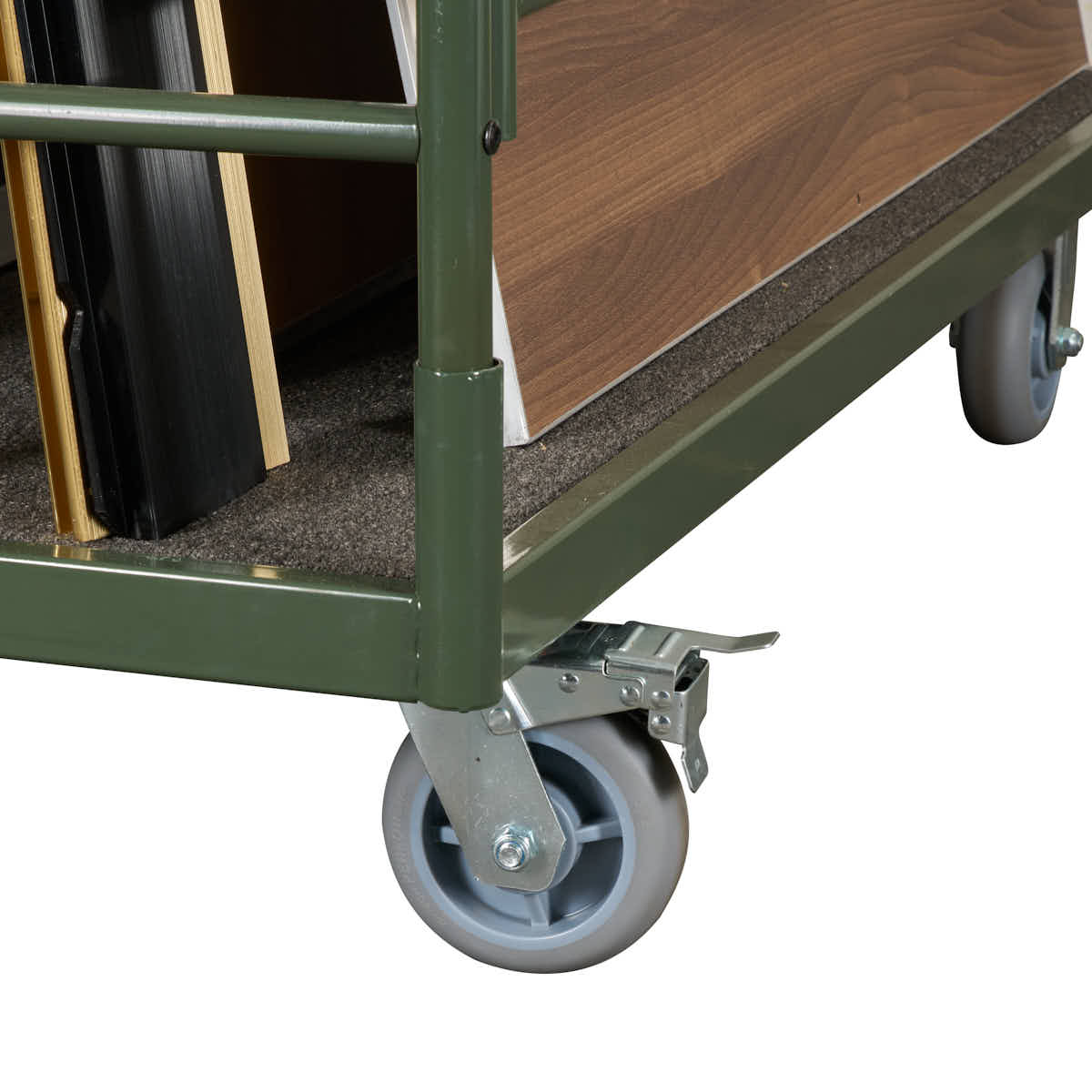 Chivari Dance Floor Cart Holds up to 24 Panels with Extra Wide 6" Wheels CART114HGDF-AX