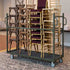 Chivari The Moover 115G Vertical Stacking Chair Cart, Carpeted Plywood Deck, Holds Up To 32 Chairs CART115HG-PC-AX