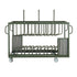 Chivari 12 Metal 30" (2.5 Foot) Round Cocktail Table Kits + Cocktail Table Cart CART116HG-RD30M-12