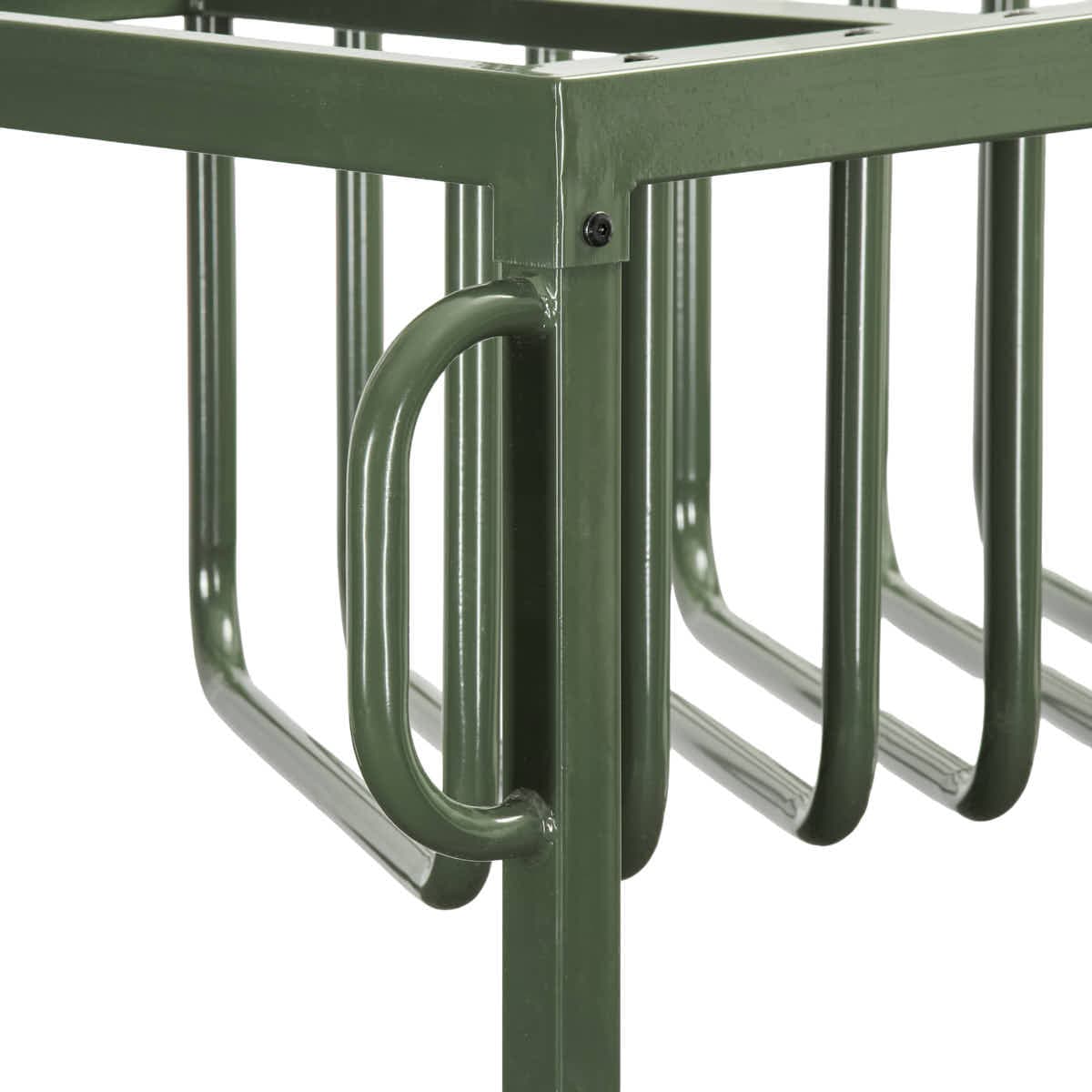 Chivari 12 Metal 24" (2 Foot) Round Cocktail Table Kits + Cocktail Table Cart CART116HG-RD24M-12