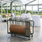 Chivari 12 Metal 24" (2 Foot) Round Cocktail Table Kits + Cocktail Table Cart CART116HG-RD24M-12